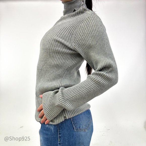Women's Armani Exchange Turtle Neck Sweater Long Sleeves Size S - Picture 7 of 11